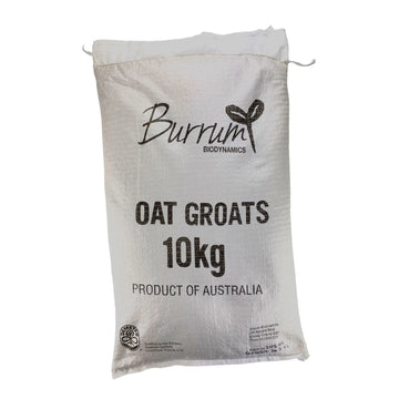 Oat Groats Biodynamic 10kg-Pulse & Grain-Burrum Biodynamics-Sovereign Foods-Oats-Bulk-Organic-Australian Grown-