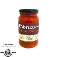Pasta Sauce Tomato Roasted Eggplant and Basil 450g-Grocery-L'Abruzzese-Sovereign Foods-Australian Made-Australian Ingredients-Australian Pasta-Organic