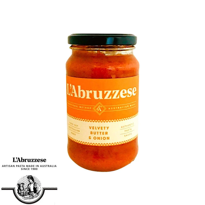 Pasta Sauce Tomato and Onion 450g-Grocery-L'Abruzzese-Sovereign Foods-Australian Made-Australian Ingredients-Australian Pasta-Organic