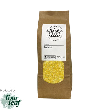 Polenta Organic 750g-Flour & Baking-Four Leaf Milling-Sovereign Foods-Australian Grown-Organic-Bulk Foods
