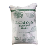 Rolled Oats Chewy Organic 20kg-Pulse & Grain-Four Leaf Milling-Sovereign Foods-Australian Grown-Bulk Foods