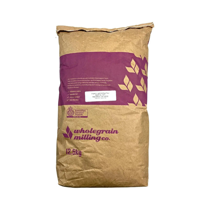 Rye Flour Light Sift Stoneground Organic 12.5kg.