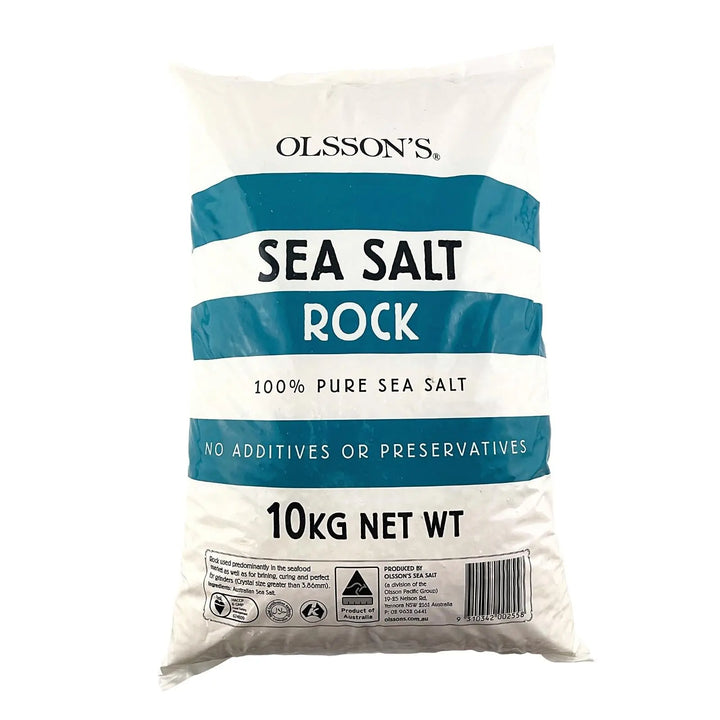Sea Salt Rock 10kg-Grocery-Olsson's Pacific-Sovereign Foods-Salt-Australian Produced-Australian Bulk Foods