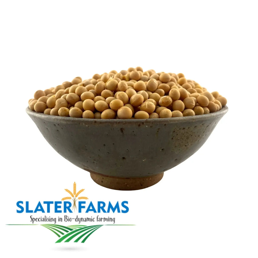 Soy Beans Biodynamic 1kg-Pulse & Grain-Slater Farms-Sovereign Foods-Rainfed Rice-Australian Grown Bulk Foods