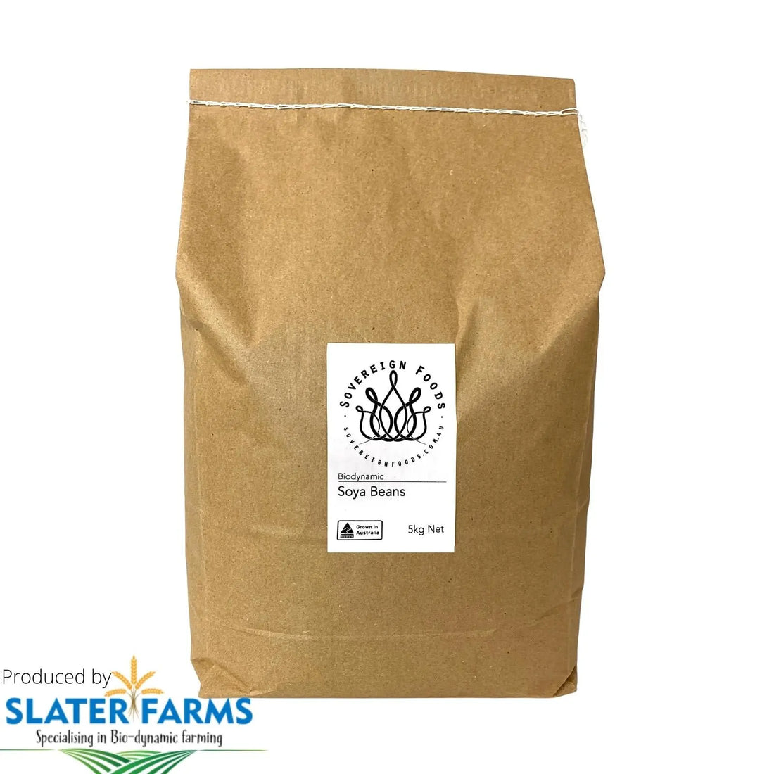 Soy Beans Biodynamic 5kg-Pulse & Grain-Slater Farms-Sovereign Foods-Rainfed Rice-Australian Grown Bulk Foods