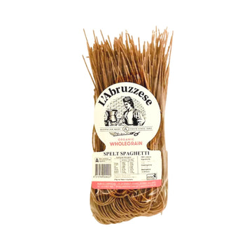 Spelt Spaghetti Organic 300g-Grocery-L'Abruzzese-Sovereign Foods-Australian Made-Australian Ingredients-Australian Pasta-Organic